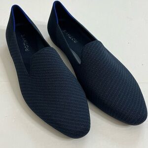 Rothy’s The Almond Loafer Navy Twill Like New Slip On Shoe Size 11.5